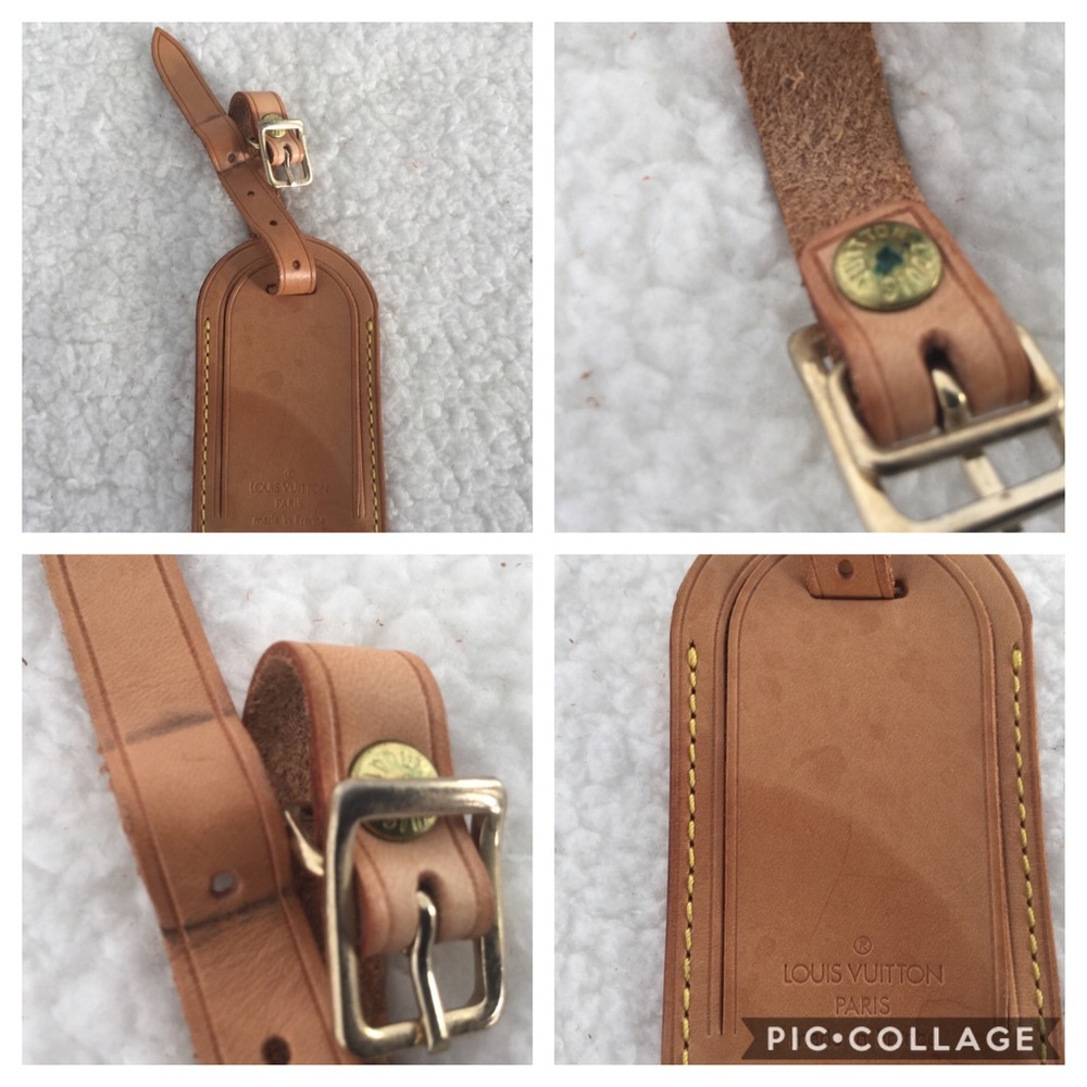 Authentic Louis Vuitton Luggage Tag & Poignet - Picture 7 of 8